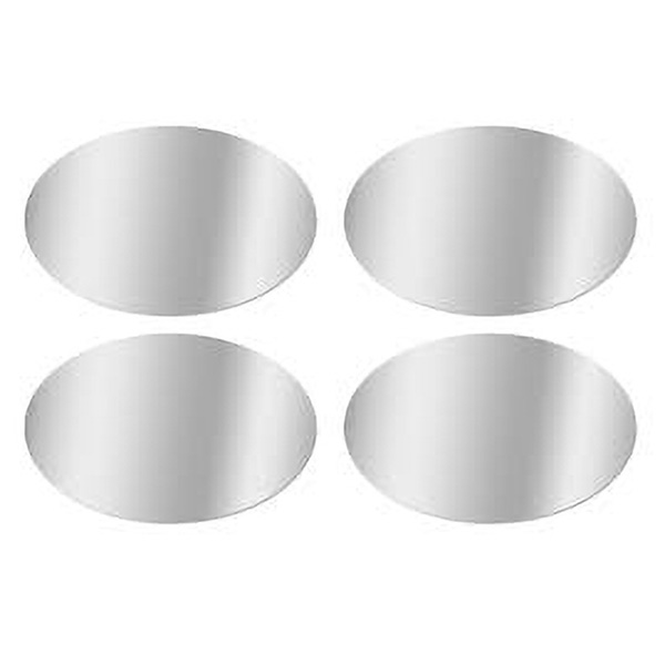 4 miroirs adhésif oval