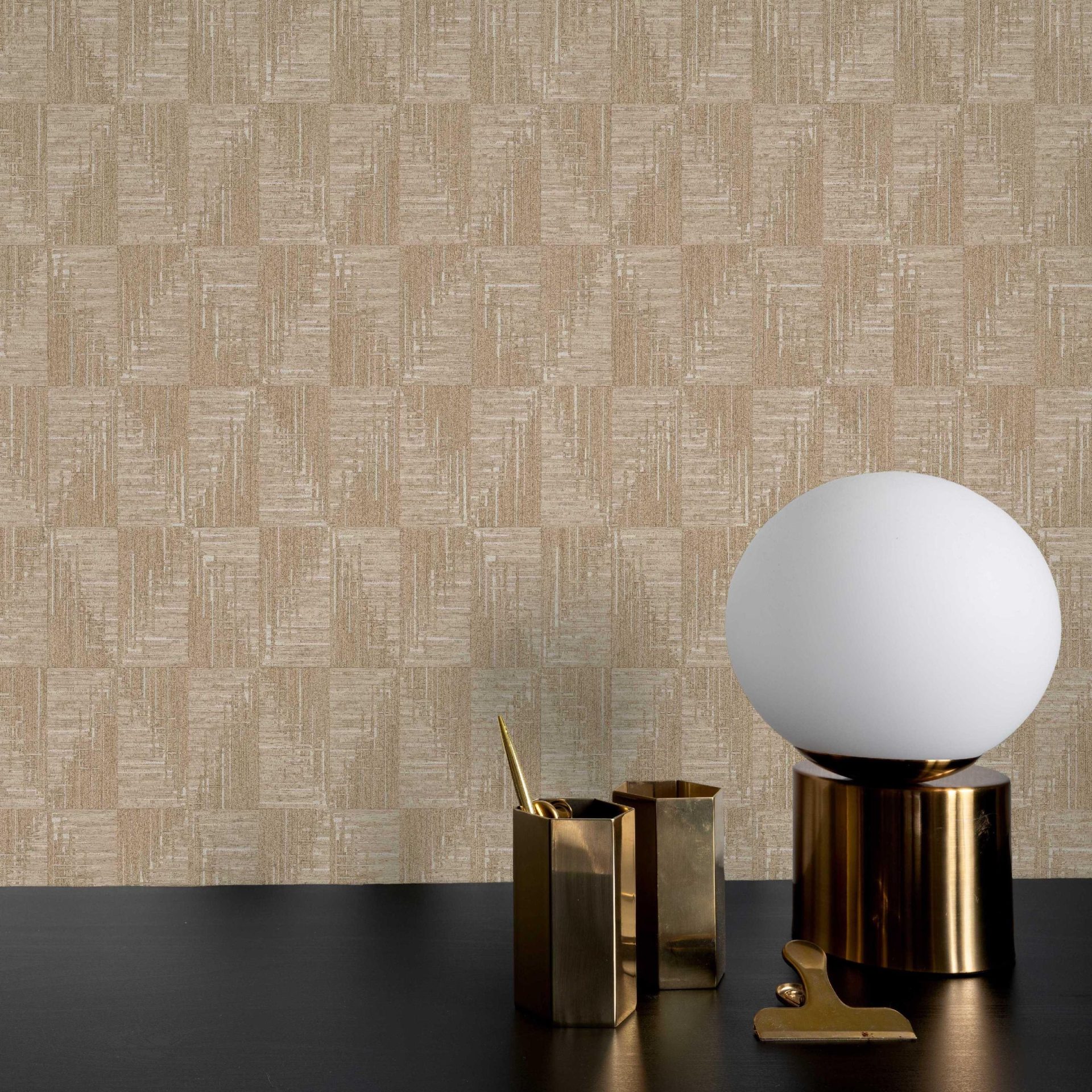 PAPIER PEINT - Motif geotiss naturel