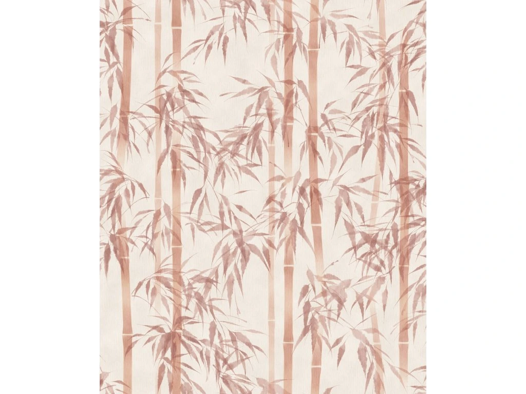 PAPIER PEINT - Motif bambou terra
